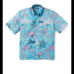Reyn Spooner vine climb floral  Botanical Shirt